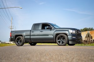 Chevrolet Silverado 1500 Lowering Kit - Front + Rear - Rough Country - 2 Inch Front / 4 Inch Rear Lowering - '14-'18